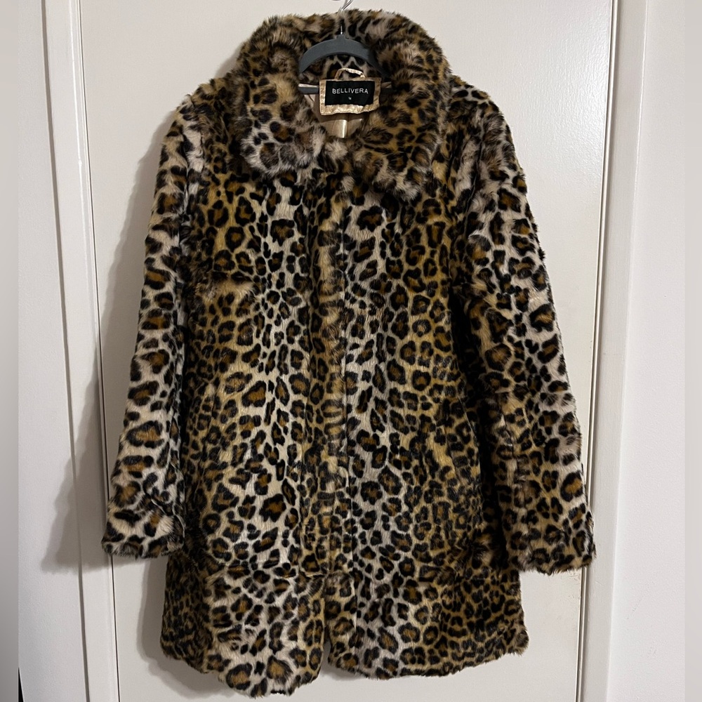 Bellivera Women's Leopard Print Coat